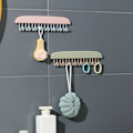 Miniatyrbild 6 av 11: Plast Underkläder Hängselhängare Multifunktionell Klädförvaring Stativ för sovrum Pink