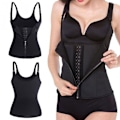 Miniatyrbild 1 av 6: Midjetränare Shapewear Topp Waist Trainer Smal Midja svart XL xl black