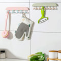 Miniatyrbild 5 av 11: Plast Underkläder Hängselhängare Multifunktionell Klädförvaring Stativ för sovrum White
