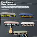 Miniatyrbild 9 av 11: Plast Underkläder Hängselhängare Multifunktionell Klädförvaring Stativ för sovrum Pink