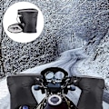 Miniatyrbild 2 av 5: Elektriska motorcykelhandskar för vintervärme, batteridriven, tjockt vattentätt bomullsfoder, handskar för kyla och vindmotstånd, universell