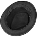 Miniatyrbild 5 av 5: Gratus Pork Pie Filt Hatt för Dam/Herr - Ullfilt Hatt - Ull Rosett Rullad Kant Unisex Topphatt, Personlig och Trendig Hatt