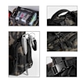Miniatyrbild 5 av 6: Luya väska specialiserad förvaringsväska multifunktionell midjeväska enkel axelväska ryggsäck fiske crossbody väska fiskespö väska utrustning