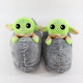 Miniatyrbild 1 av 4: Unisex Vuxna Wars Grogu Tofflor Fyllda Plyschtofflor För Inomhusbruk Eu35-42