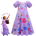 Pikkukuva 1 / 3: Lapsi Mirabel Mekko Isabela Madrigal Cosplay Puku olores Mekko W 7-8Years V D 9-10Years
