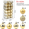 Miniatyrbilde 2 av 6: Julekule Uknuselig - Julegaver - for innendørs og utendørs Gold Christmas Ball