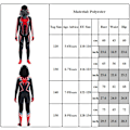 Pikkukuva 6 / 6: Barndräkt Spiderman Cosplay Jumpsuit Halloween Cosplay-asu 130cm