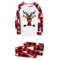 Miniatyrbild 1 av 3: Christmas Älg Print Pläd Pyjamas Set Jul Familj Matchande Pyjamas Hem Kläder Women 2-4 Years