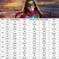 Miniatyrbilde 4 av 4: Ms. Marvel Cosplay TV Superhelt Ms. Marvel Captain Marvel 160 V 140