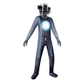 Miniatyrbillede 1 af 2: Skibidi Toalettdragt odysuit arn Halloween Cosplay Jumpsuit B 140cm