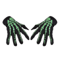 Miniatyrbillede 1 af 3: 1 par Halloween-handsker Bløde unisex åndbare handsker til cosplay V Green 1pairs