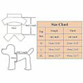 Miniatyrbilde 3 av 4: Hunder Hund Varm Genser Klær Valp Katt Solid Tickad Apparel-26 Red S
