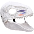 Pikkukuva 6 / 8: BestAlice Dino Mask Moving Jaw, Dinosaur Mask Huvudbonader, Jurassic Movable Dinosaur Head Toys Velociraptor Mask Halloween White 23 x 15 x 13 cm/9 x 5 x 6 inch