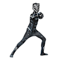 Pikkukuva 3 / 5: Lapset Pojat Black Panther Cosplay-asu Yz 140