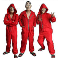 Pikkukuva 1 / 3: Halloween Cosplay La Casa De Papel -asu naamio Yz S