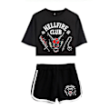 Pikkukuva 1 / 2: Stranger Things Kausi 4 Hellfire Club Crop Shorts Z W Color 2 L