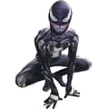Gutter Venom Svart Superhelt Halloween Cosplay Kostyme W