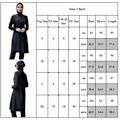 Miniatyrbillede 3 af 3: Badedragt til voksne print Isam badedragt hijab badedragt black l