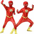 Flash Cosplay-kostume til børn Romper Halloween Party Set W 145-155cm