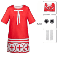 Miniatyrbillede 1 af 2: Carrrel Spy Game House Cos, Suit Ania Skirt, Blair Fergey red 120CM