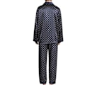 Miniatyrbild 3 av 6: Herr Pyjamas Set T-shirt ounge Bottoms Byxor Nattkläder kostym Pjs Navy Blue L