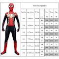 Miniatyrbillede 3 af 3: Iron Spiderman Cosplay Jumpsuit Superheltedragt til børn 4-5 Years