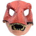 Pikkukuva 3 / 8: BestAlice Dino Mask Moving Jaw, Dinosaur Mask Huvudbonader, Jurassic Movable Dinosaur Head Toys Velociraptor Mask Halloween Brown 23 x 15 x 13 cm/9 x 5 x 6 inch
