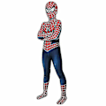 Miniatyrbillede 2 af 2: Spiderman Tobey Maguire Cosplay Kostume Børnejumpsuit Zentai Dragt 100cm Tobey Maguire Spiderman 170cm
