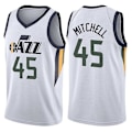 Pikkukuva 1 / 2: Utah Jazz Donovan Mitchell No.45 koripallopaita W XL