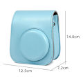 Miniatyrbillede 2 af 5: Etui til kamera - Kamerataske i PU-læder til instax Mini 11 - Blue