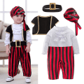 Pikkukuva 1 / 5: Merirosvokapteeni Cosplay-asu Vauvan Romper Pojat Bodysuits Jouluvaatteet Halloween-asut Lapset Lasten Jumpsuits 5T
