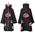 Miniatyrbillede 2 af 2: Naruto Akatsuki Kappe Anime Kostume Sæt Itachi Robe Halloween V 8 Dele 8 Pieces Set one size