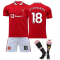 Miniatyrbild 1 av 2: 2022/23 Ny Manchester United fotbollströja för vuxna B.FERNANDES 8 Kids 28(150-160CM)