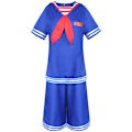 Miniatyrbild 1 av 3: Stranger Things Kvinnor Cosplay Festkläder arinblå Uniform Kostym Men M