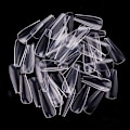 Miniatyrbillede 2 af 4: 500 stk. Ballerina-formede negletipper - Clear - Akryl negletipper W