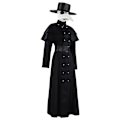 Miniatyrbillede 3 af 4: Halloween Cos Suit Krage Doktor Kostume Mørk Dungeon Helt 3XL