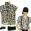 Miniatyrbillede 1 af 2: Girls Stranger Things 3 Cosplay Shirt Stropper Bind for Øjnene-r V XS