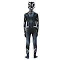 Pikkukuva 4 / 5: Black Panther Cosplay-dräkt för pojkar, 140 Yz 120