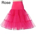50'er Cosplay Rockabilly Underskørt Dame Underskørt Tutu Rose L