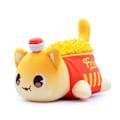 Miniatyrbilde 2 av 2: Aphmau Meemeows Kosedyr Plysjleke Cola Pommes Frites Hamburger Brød Smørbrød Mat Kattedukke Plysj Sovepute Barn Julegaver 5