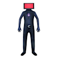 Pikkukuva 1 / 2: Skibidi WC-asu Body Lapset Halloween Cosplay Jumpsuit C 110cm