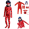 Pikkukuva 1 / 5: Lasten tyttö leppäkerttu cosplay-asusetti Halloween-juhlat haalari F Z V 120(110-120CM)