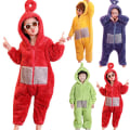 Miniatyrbillede 1 af 5: Teletubbies Kostume Børn Jul Pyjamas Sovetøj Jumpsuit yellow 130cm