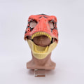 Pikkukuva 6 / 8: BestAlice Dino Mask Moving Jaw, Dinosaur Mask Huvudbonader, Jurassic Movable Dinosaur Head Toys Velociraptor Mask Halloween Orange 23 x 15 x 13 cm/9 x 5 x 6 inch
