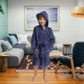 Miniatyrbild 3 av 5: Pojkar, flickor, badrockar, badrockar för toddler , plysch för barn, mjuk korallfleece med huva, pyjamas, nattkläder för barn