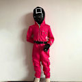 Miniatyrbillede 2 af 4: Børns Squid Game Kostume Jumpsuit V M