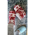 Pikkukuva 11 / 11: Korallifleece-tossut, turkis, nilkkurit, lämpimät sisätossut Red 27cm (39-41 EU )