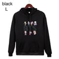 BTS Hupparit Syksytröijät MUSTA black black L