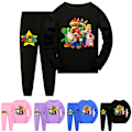 Pikkukuva 2 / 3: Super Mario -asu kevät ja syksy lapsille kotivaatteet Pyjamasetti V black 140cm