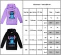 Barn Lilo & Stitch Huppari Printti Musta black 130cm